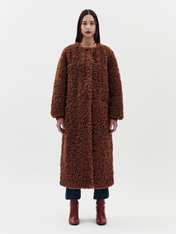 jakke Arc Coat Brown