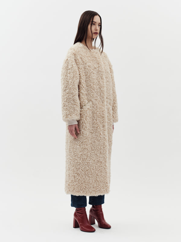 Jakke Arc Coat Cream