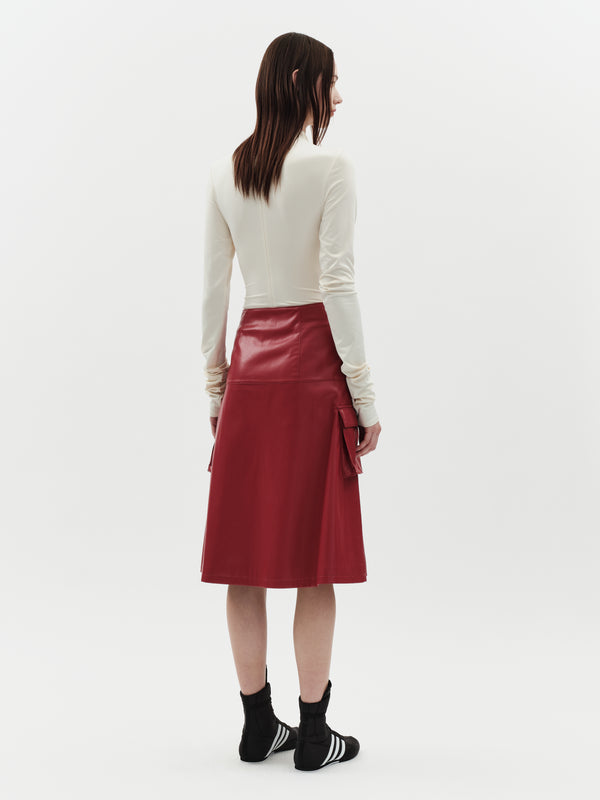 Jakke Cargo Skirt Red