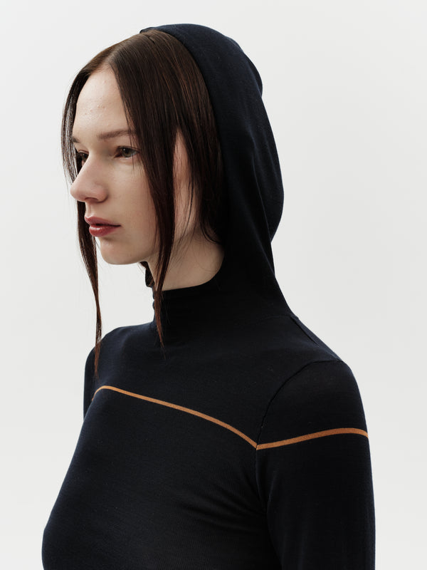 Jakke Chord Hoodie Navy