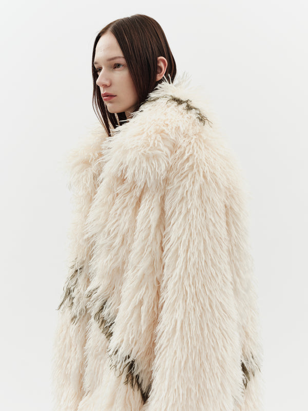 Jakke Cocoon Coat Cream