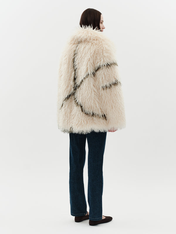 Jakke Cocoon Coat Cream