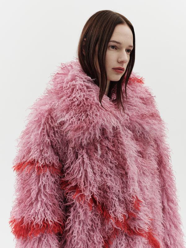 Jakke Cocoon Coat Pink