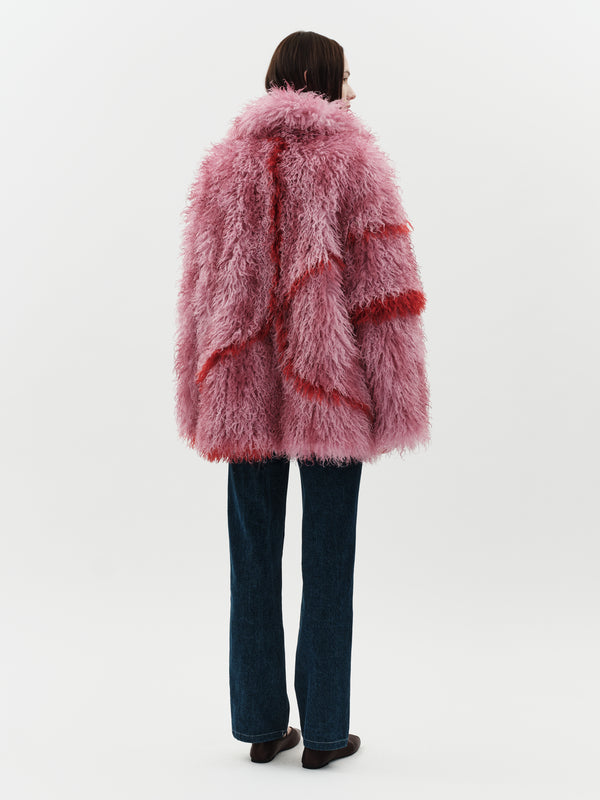 Jakke Cocoon Coat Pink