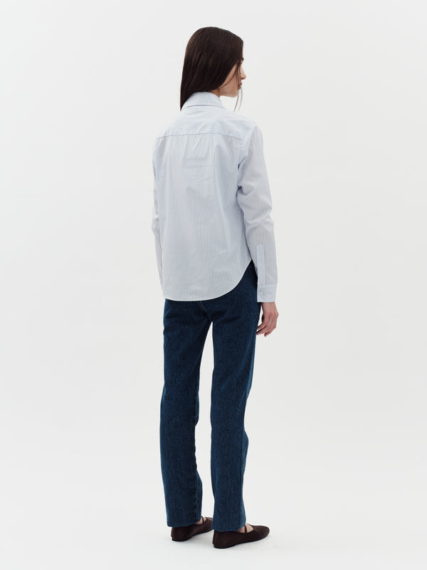 Jakke Crest Shirt Blue/Red