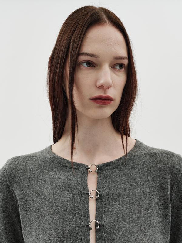 Jakke Cyra Cardigan Grey