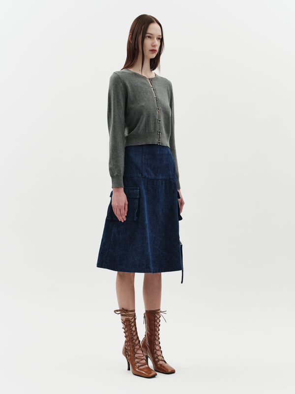 Jakke Cyra Cardigan Grey