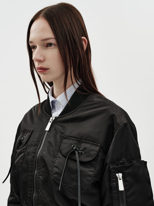 Jakke Jenki Bomber Jacket Black