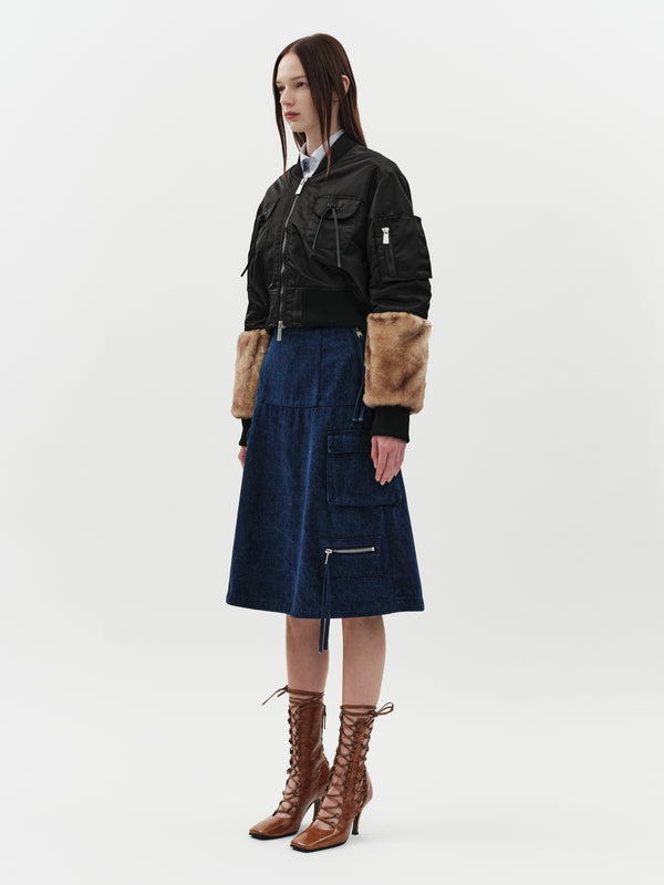 Jakke Jenki Bomber Jacket Black