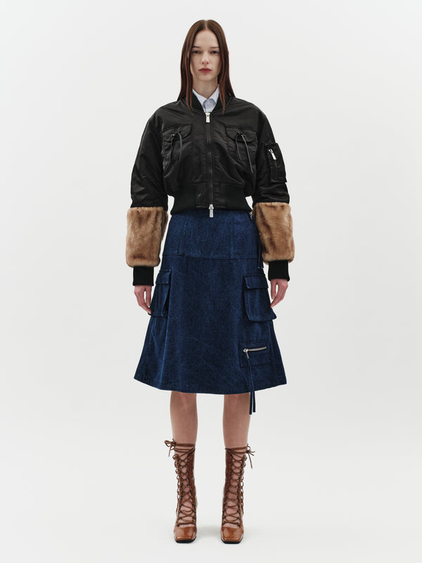 jakke Jenki Bomber Jacket Black