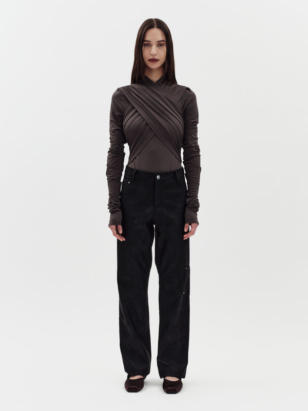 jakke Lira Bodysuit Dark Grey