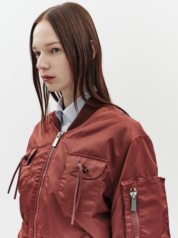 Jakke Lola Bomber Jacket Burgundy