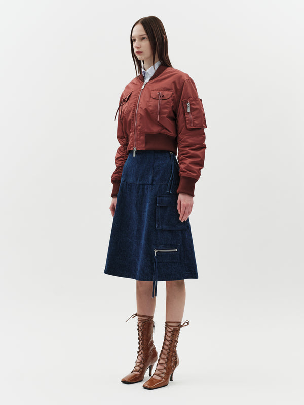 Jakke Lola Bomber Jacket Burgundy