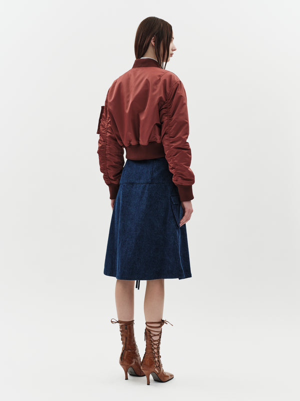 Jakke Lola Bomber Jacket Burgundy