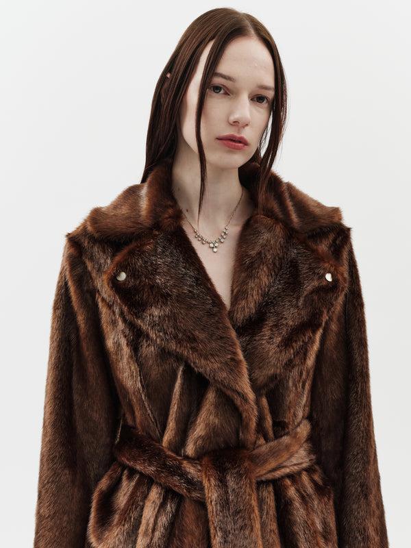 Jakke Paley Coat Dark Chocolate