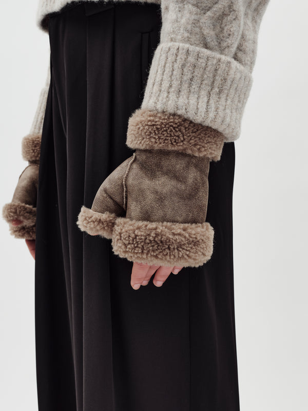 jakke Sandy Gloves Oat