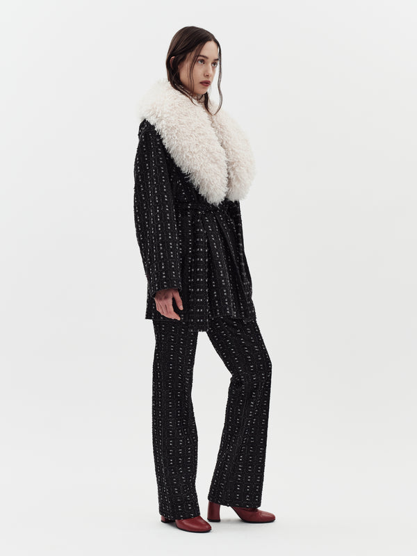 Jakke Tavi Coat Black Denim