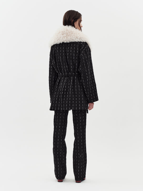 Jakke Tavi Coat Black Denim