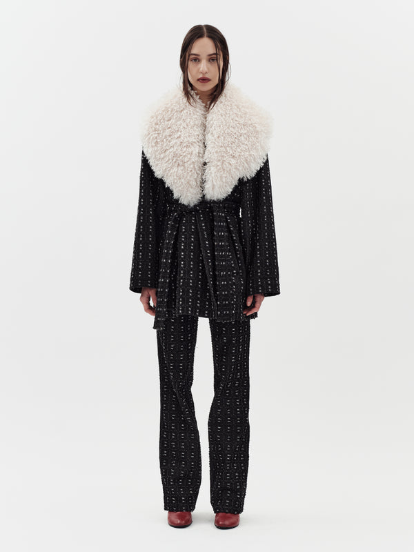 jakke Tavi Coat Black Denim