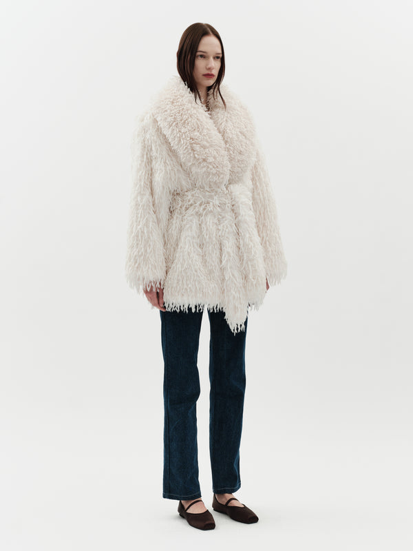 Jakke Tavi Coat Cream