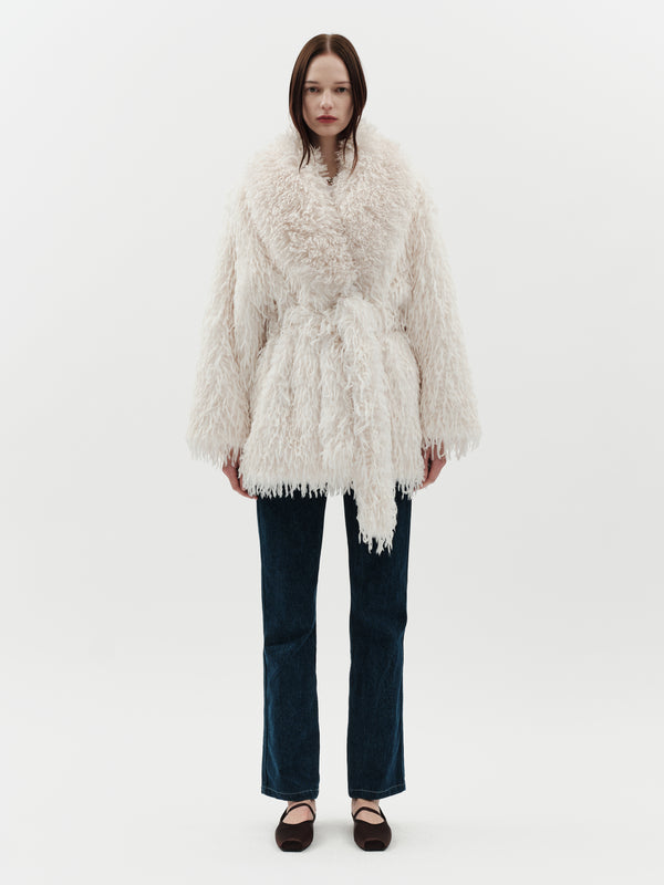 jakke Tavi Coat Cream