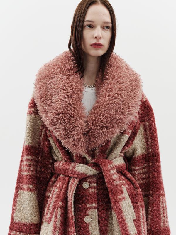 Jakke Tavi Coat Red Check