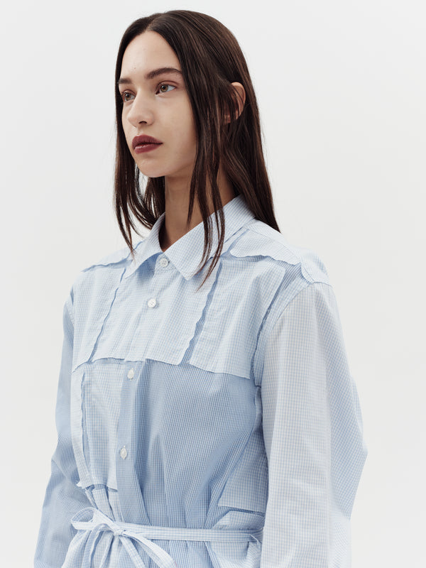 Jakke Tie Shirt Blue Patch