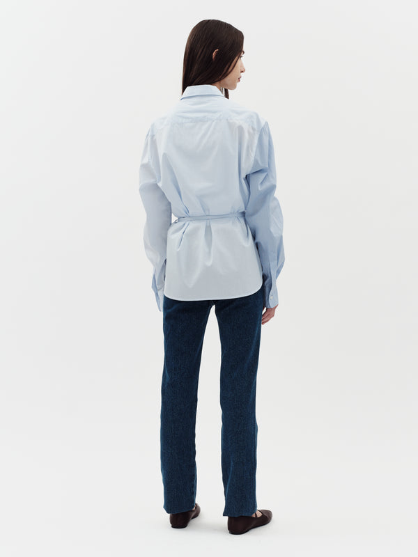 Jakke Tie Shirt Blue Patch