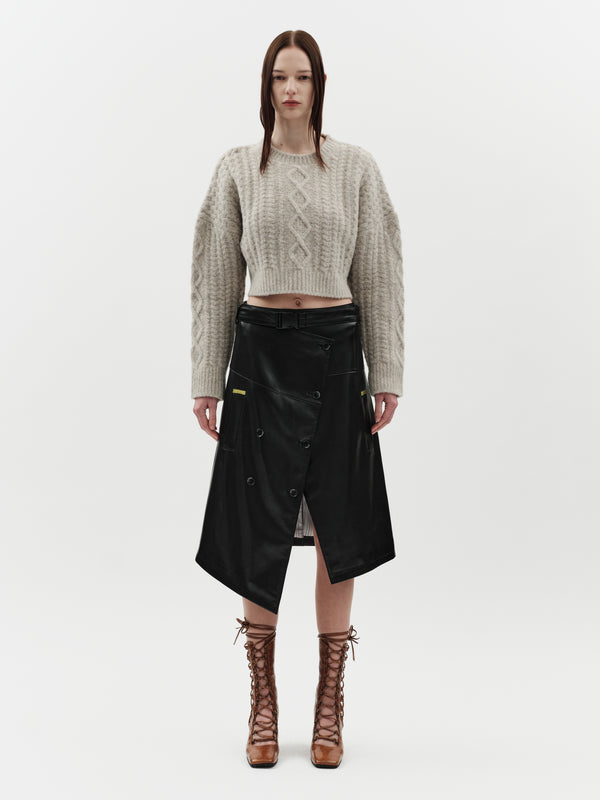 jakke Trench Skirt Black