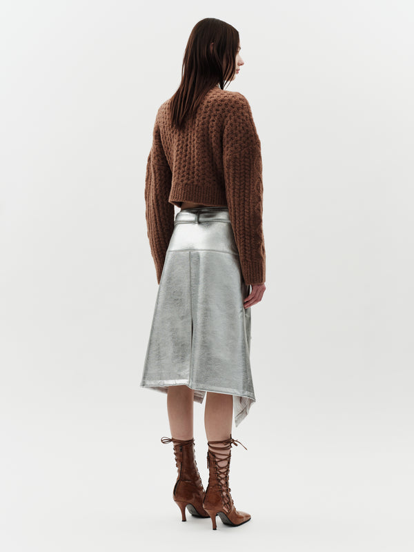 Jakke Trench Skirt Metallic