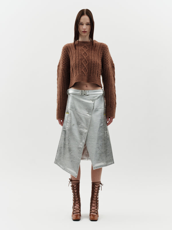 jakke Trench Skirt Metallic