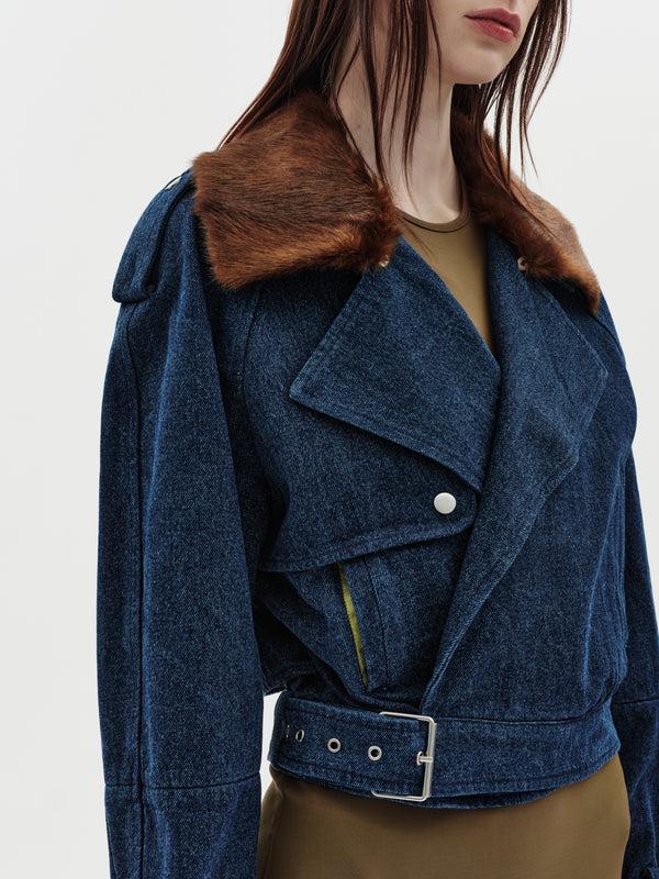 Jakke Troop Jacket Blue Denim