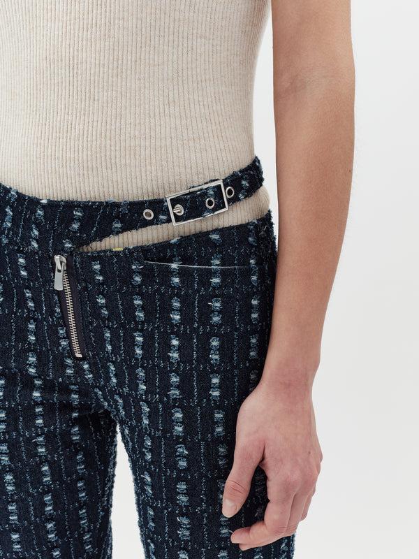 Jakke Zenith Jeans Distressed Blue