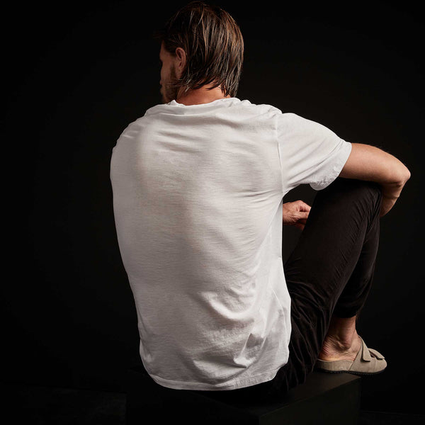 James Perse 3 Pack Luxe Lotus Jersey V Neck Tee White