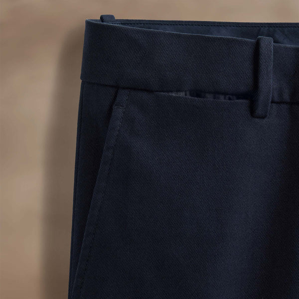 James Perse Cashmere Touch Twill Trouser Classic Navy