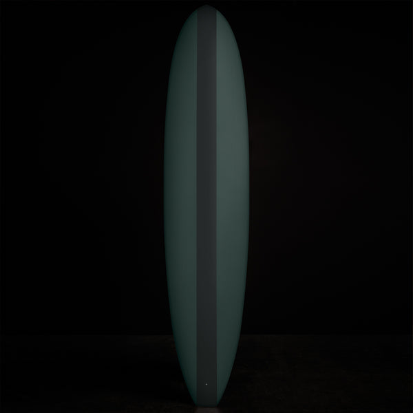 james perse Classic Longboard 7'10" Matte Green & Tonal Stripe