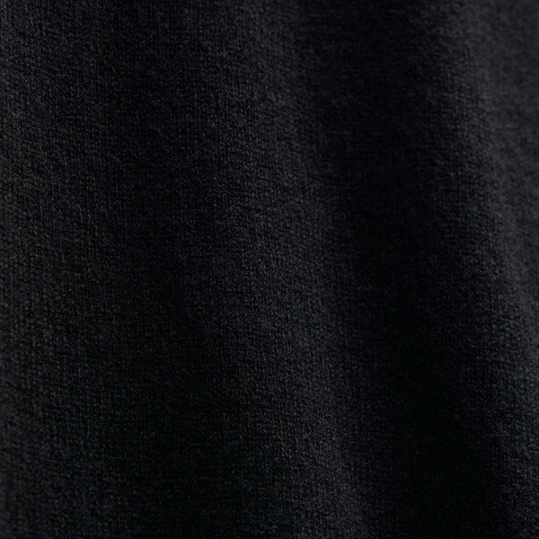 James Perse Contrast Trim Cashmere Crew Black/Anthracite