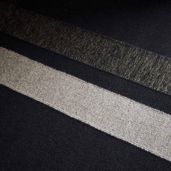 James Perse Double Stripe Runner Black/Black Marle/Pearl Grey