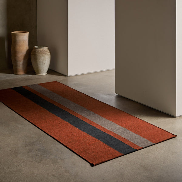 James Perse Double Stripe Runner Ochre/Black Marle/Flint
