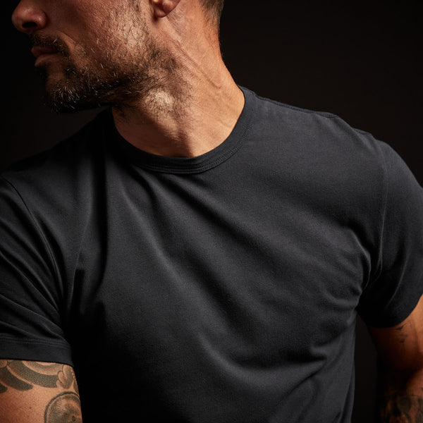 James Perse Elevated Lotus Jersey Lounge Tee French Navy