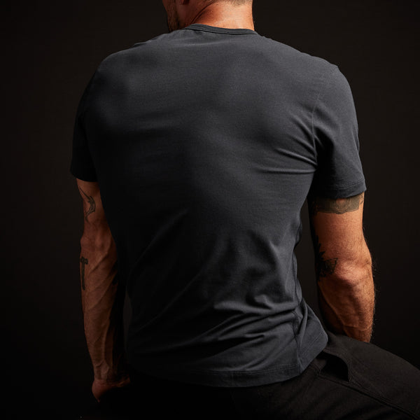 James Perse Elevated Lotus Jersey Lounge Tee French Navy