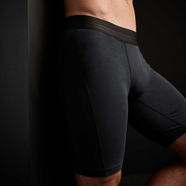 James Perse Elevated Lotus Sport Boxer Long French Navy