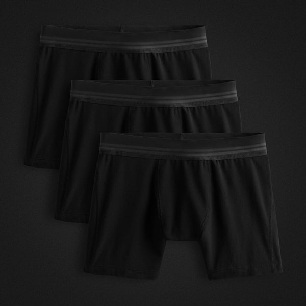james perse Elevated Lotus Sport Boxer Short 3 Pack Black