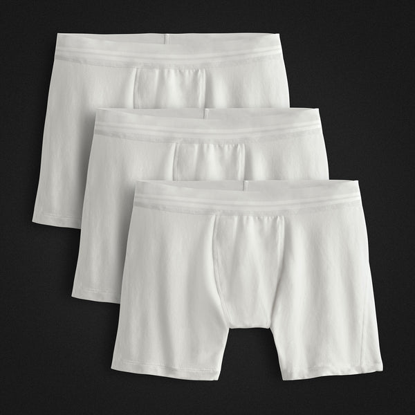 james perse Elevated Lotus Sport Boxer Short 3 Pack White
