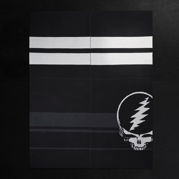 James Perse Grateful Dead Cashmere Blanket Black/ White/Charcoal