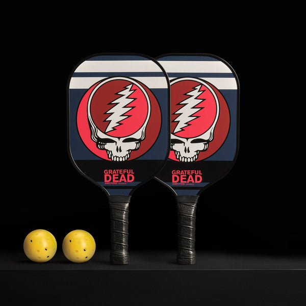 james perse Grateful Dead Pickleball Paddle Set with Mesh Bag Navy/Red