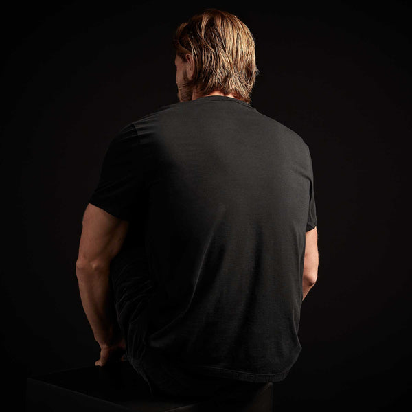 James Perse 3 Pack Luxe Lotus Jersey Tee Black