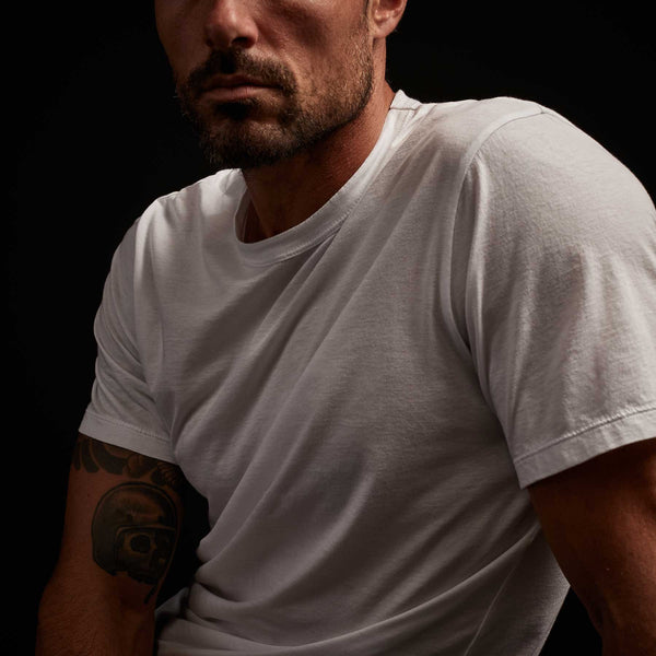 James Perse 3 Pack Luxe Lotus Jersey Tee White