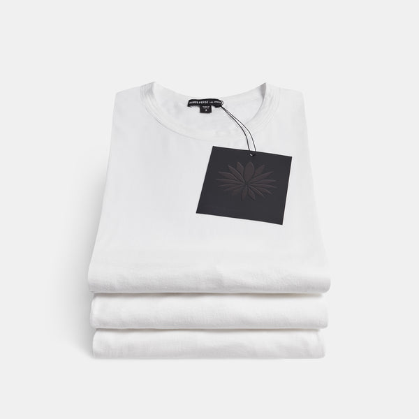 james perse 3 Pack Luxe Lotus Jersey Tee White