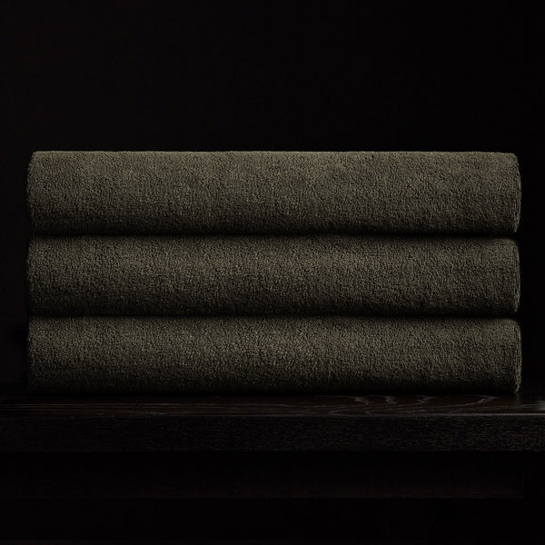 james perse Bath Sheet Dark Palm
